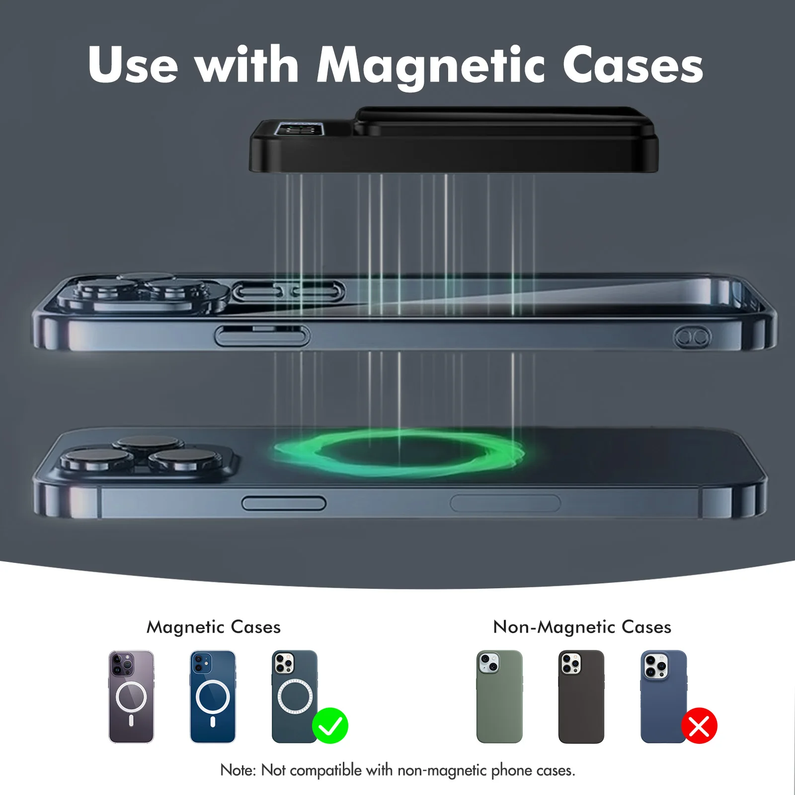 MagPack 10,000 mAh Magnetic Power Bank — 22.5W Fast Charge, LED Display - Image 3