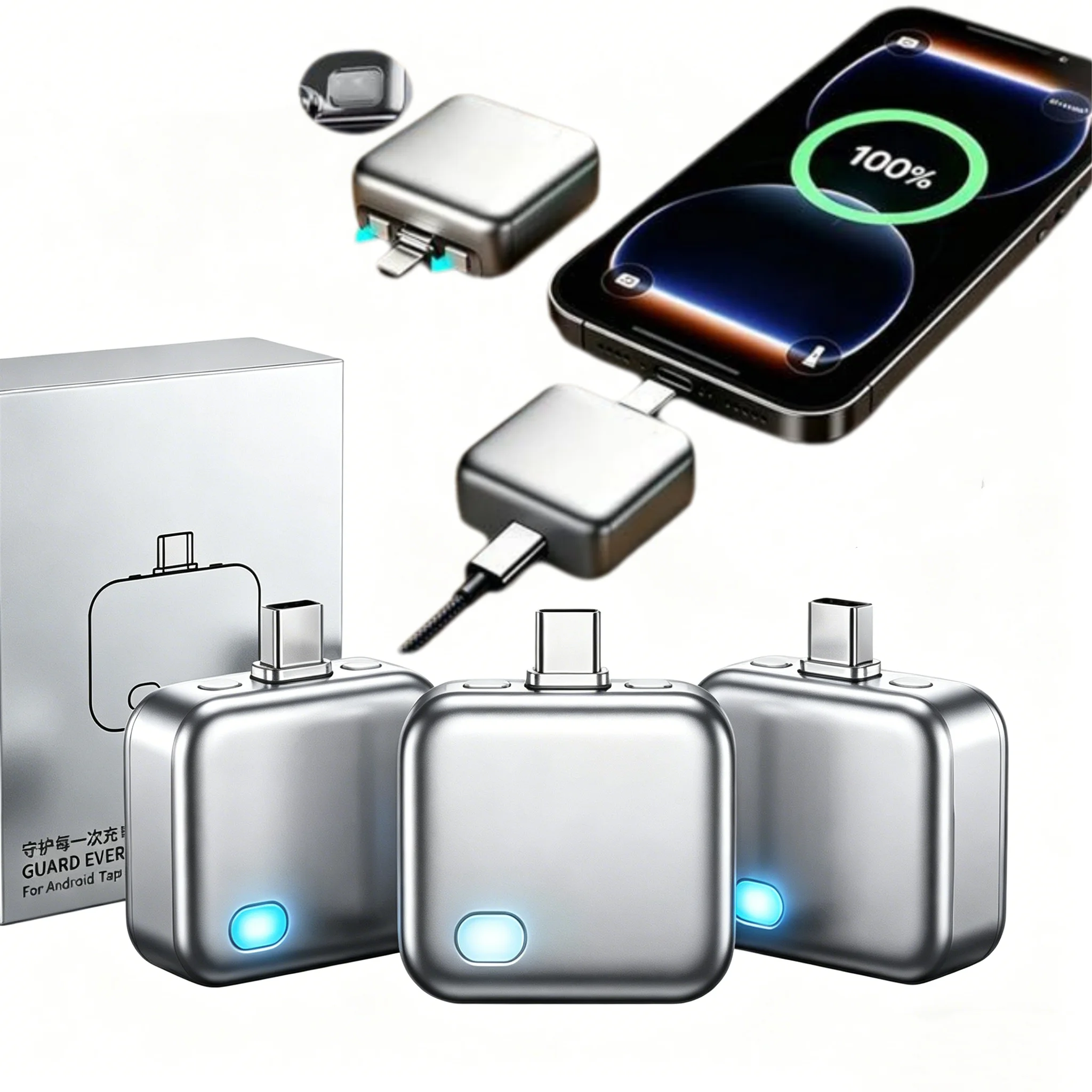 SmartStop USB-C Charging Adapter — Auto Cut-Off When Full